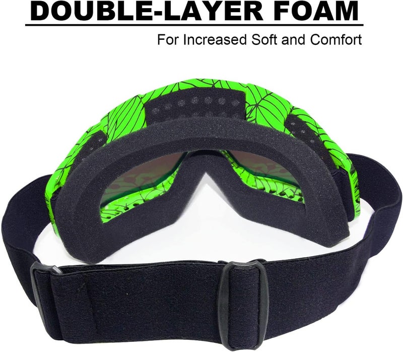 CoPvner Store Dirt Bike Goggles for Motorcycle, ATV, Motocross, Riding, Offroad - Adult, Men, Women, Youth, Kids - Image 4